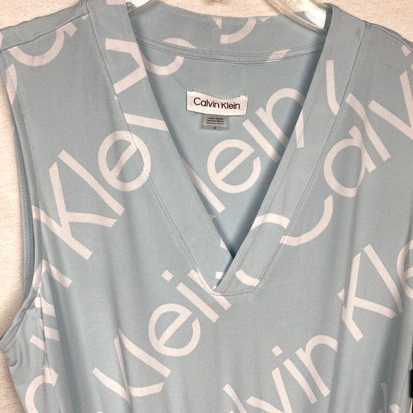 Calvin Klein light blue comfy dress with pockets NWT! - Picture 9 of 13